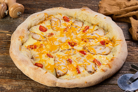 Пицца Сливочный Цыплёнок маленькая