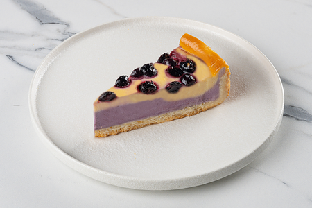 Сливочно-Черничный Веганский пирог