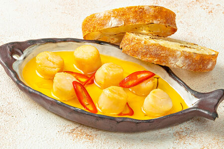 Гребешки с чили