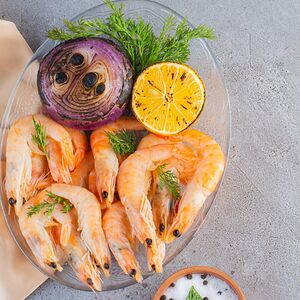 Креветки жареные