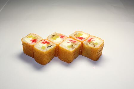 Ролл Мамэ нори Краб-креветка