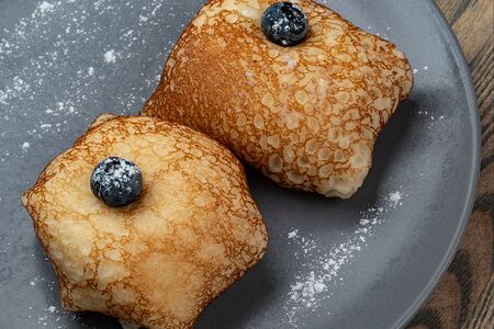 Блинчики с кремом маскарпоне