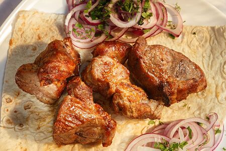 Шашлык из cвинoй мякоти