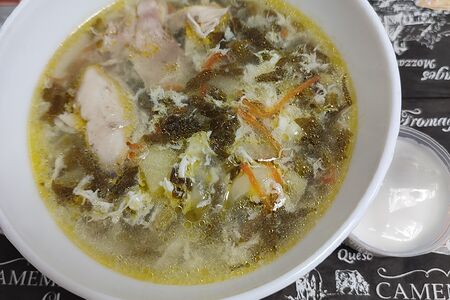 Щи с щавелем