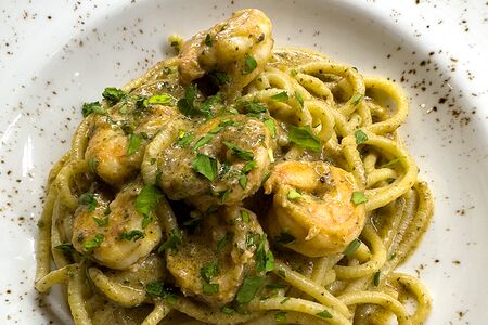 Паста Креветки и Трюфель