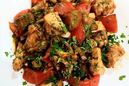 Курица с овощами