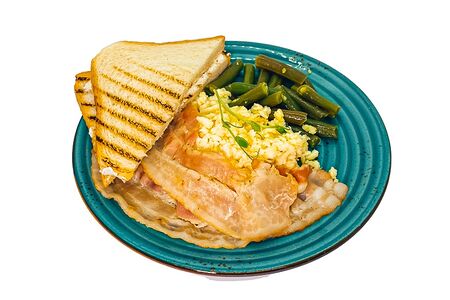 Скрэмбл с беконом от шеф-повара