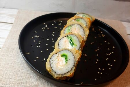 Хот ролл с крабом