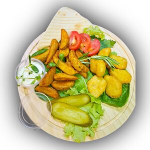 Сет №3 с картофельными дольками