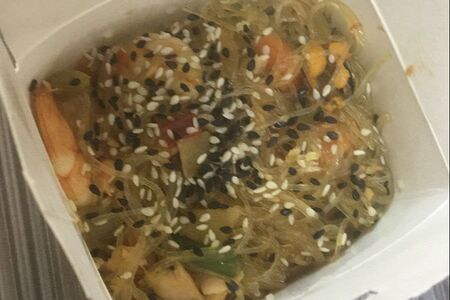 Вок с беконом