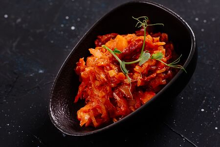 Тушеная капуста по-чешски