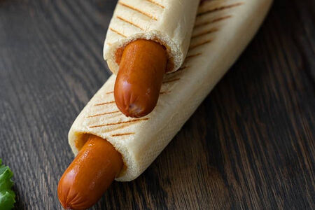 Французский хот-дог с говядиной