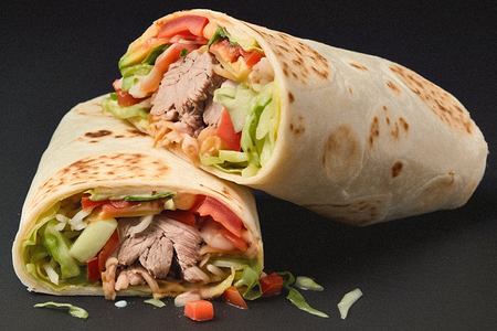 Свинина в лаваше