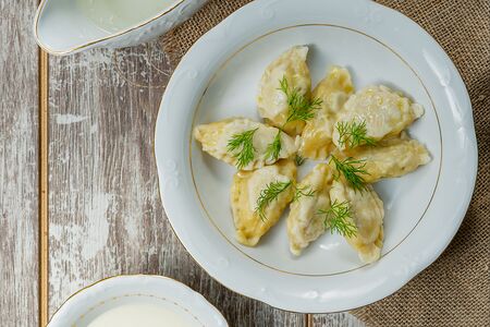 Пельмени из осетрины