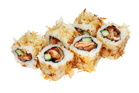 Жареный лосось