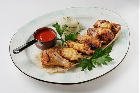 Шашлык из куриных крыльев