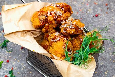 Острые крылышки с соусом терияки