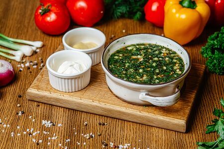 Окрошка сборная на квасе