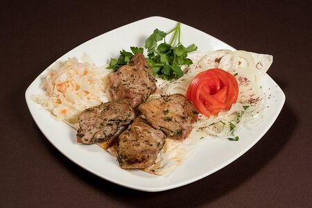 Шашлык из телячьей мякоти