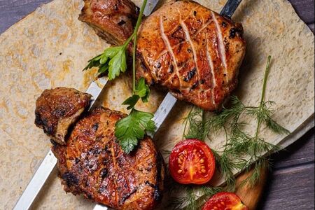 Шашлык из корейки