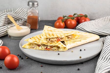 Куриная кесадилья