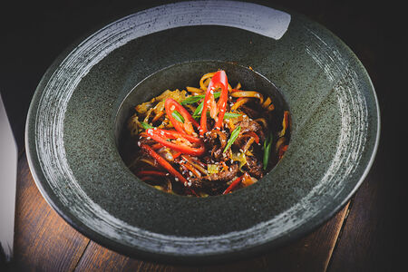 Удон с говядиной