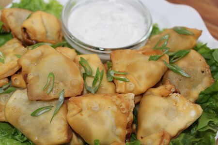 Мини-чебуреки с говядиной