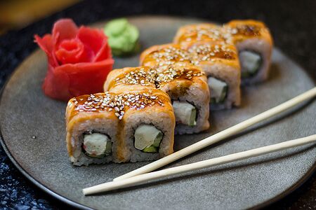 Запеченная Филадельфия с лососем