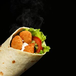 Ролл с креветками