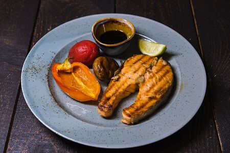 Лосось на гриле