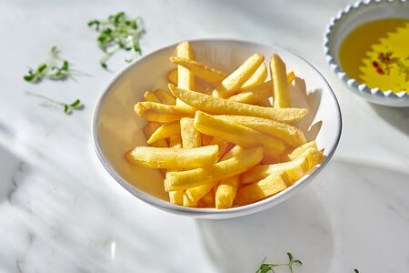 Картофель фри с кетчупом