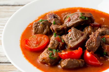 Мясо с овощами