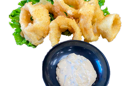 Кольца кальмара в сухарях