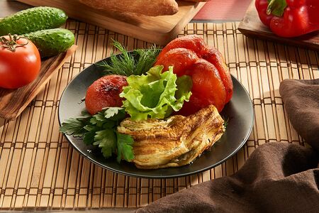 Овощи на мангале