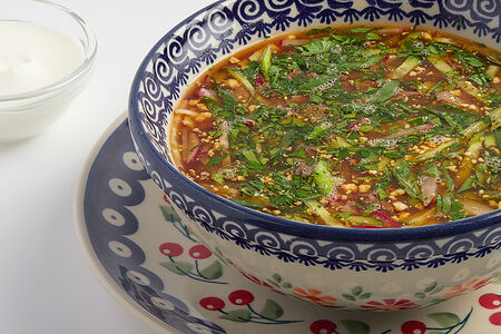 Окрошка на квасе