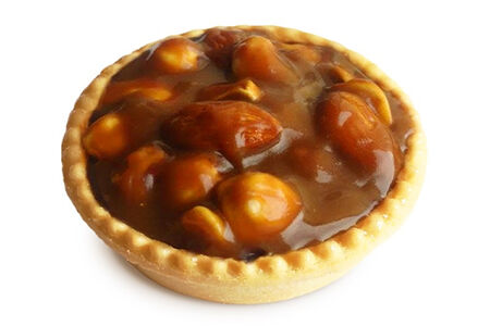 Тарталетка карамельно-ореховая