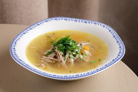 Утиный суп с домашней лапшой