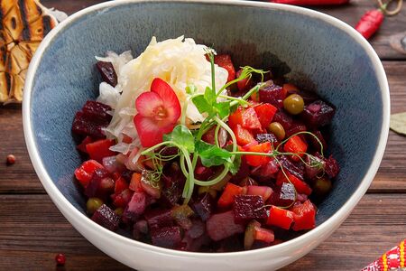 Винегрет с квашеной капустой