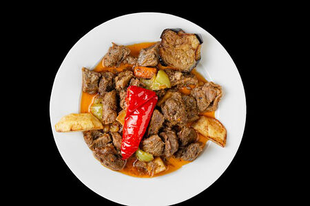 Говядина с овощами