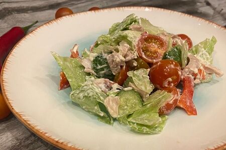 Салат из куриного филе