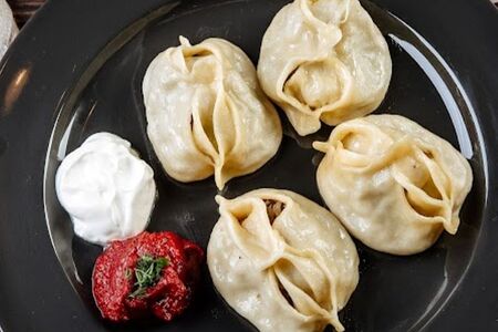 Манты с мясом