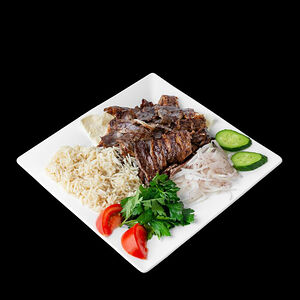 Донер в тарелке