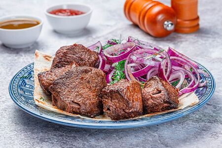 Шашлык из бараньей мякоти