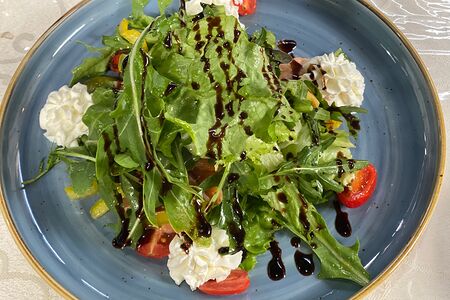 Сёмга с рукколой и сыром креметта