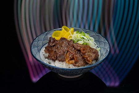 Говядина на рисе