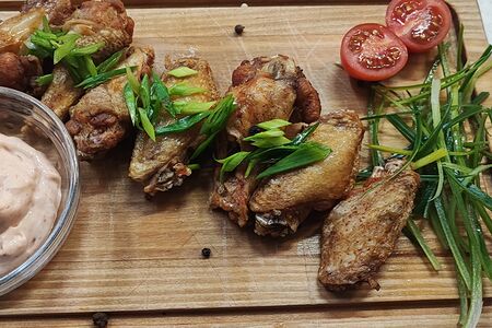 Жареные куриные крылья