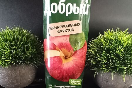 Сок Добрый Деревенские яблочки с мякотью