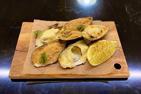 Мидии запеченные