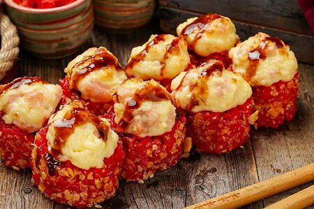 Ролл Лосось томаго