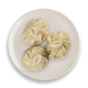 Хинкали со свининой и говядиной